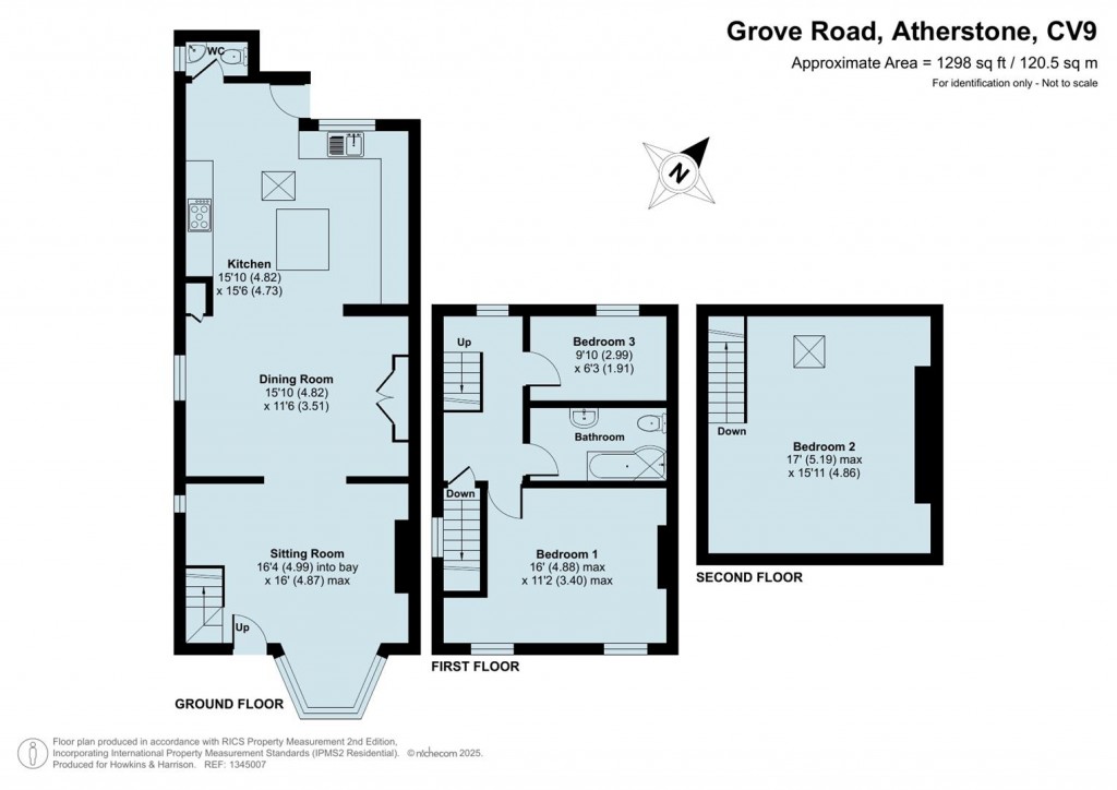 Floorplans For Grove Road, Atherstone, CV9