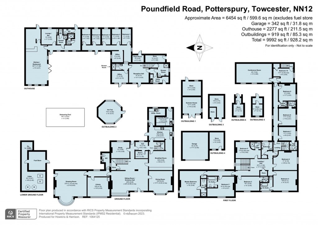 Floorplans For Poundfield Road, Potterspury, NN12