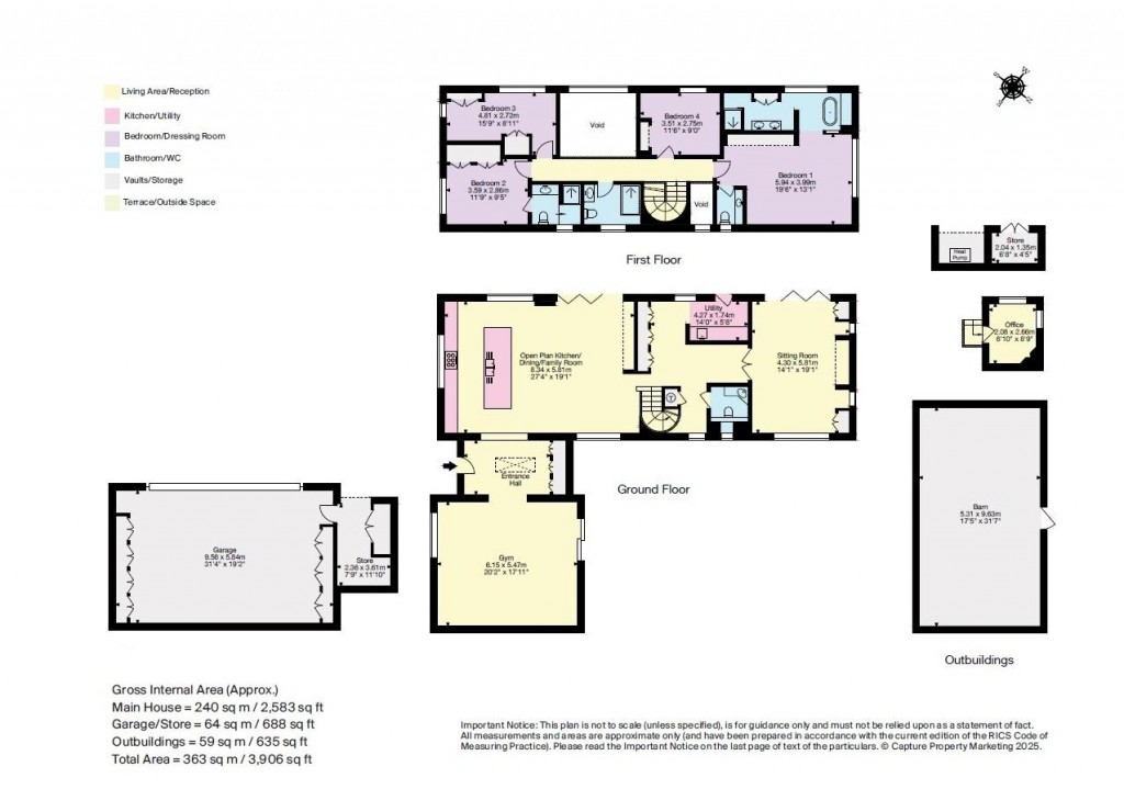 Floorplans For Manston, Sturminster Newton