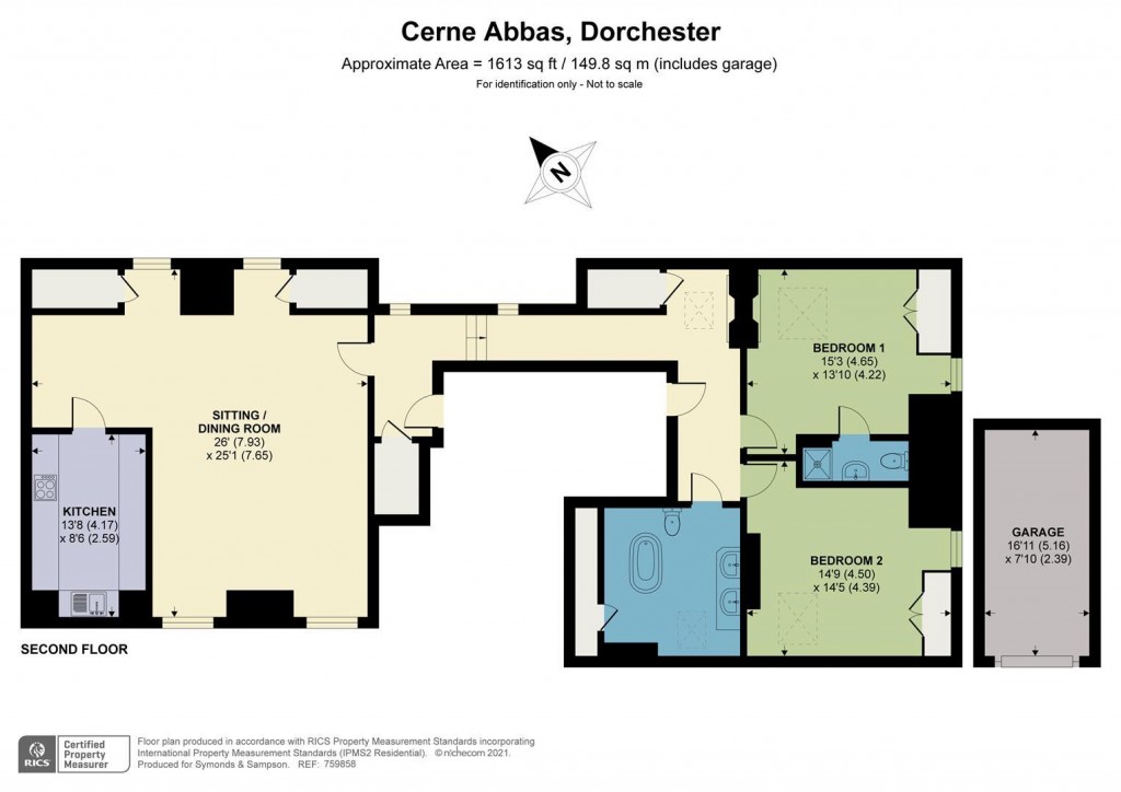 Floorplans For Barton Lodge, The Folly, Cerne Abbas