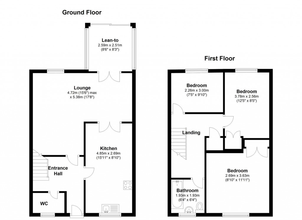 Floorplans For Betony Walk, Haverhill