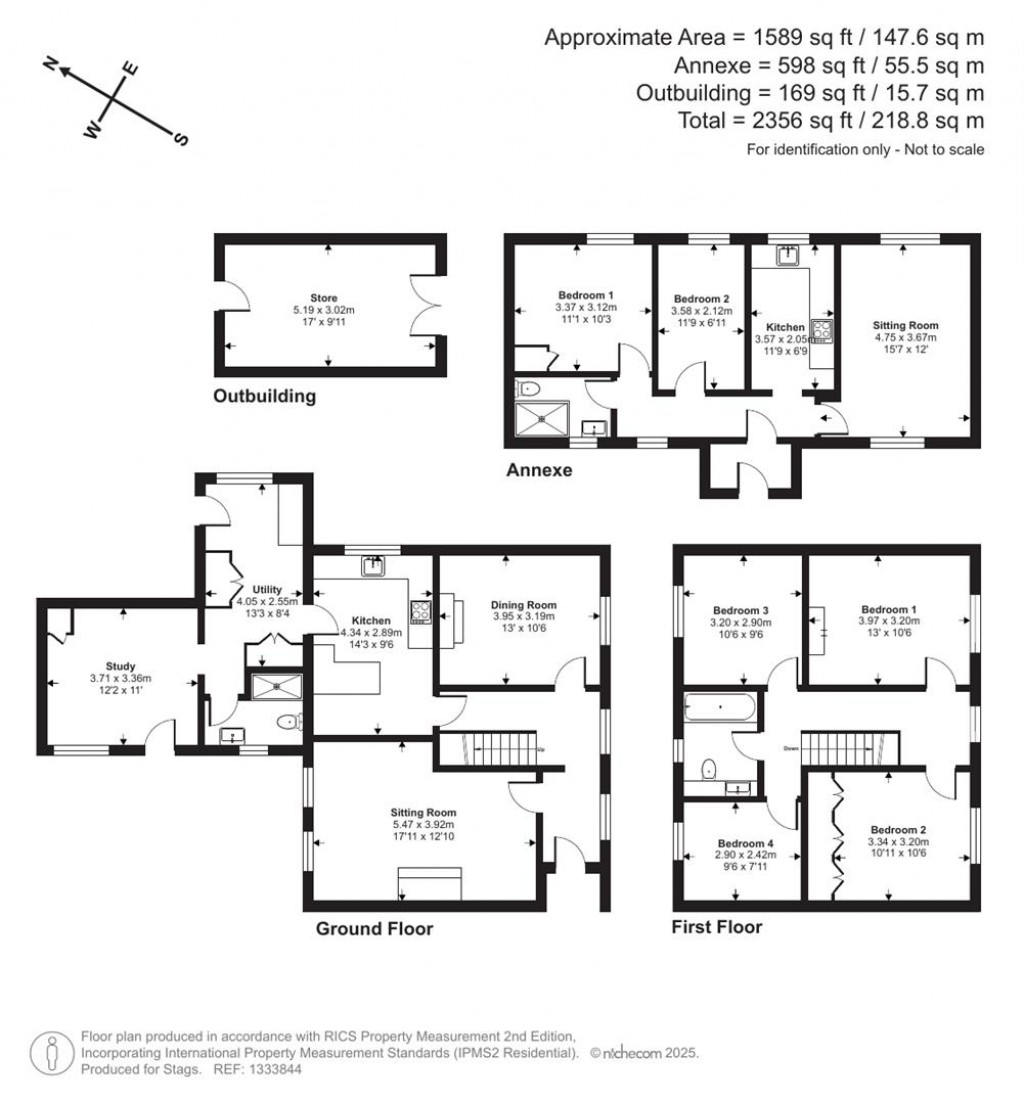 Floorplans For Ridgeway, Ottery St. Mary