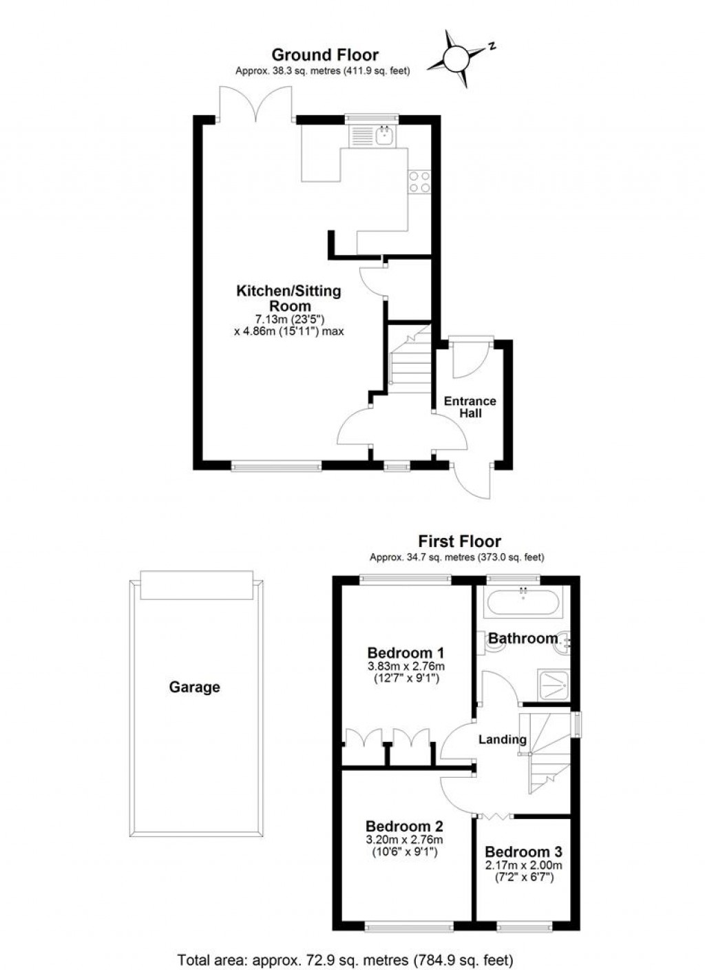 Floorplans For Elmwood Park, Loddiswell, Kingsbridge