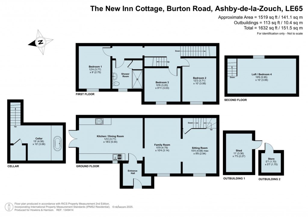 Floorplans For Burton Road, Ashby De La Zouch, LE65