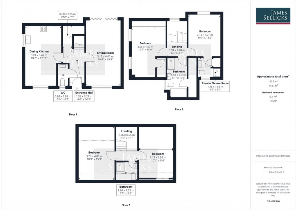 Floorplans For Lavender Cottage, Hallaton, Market Harborough