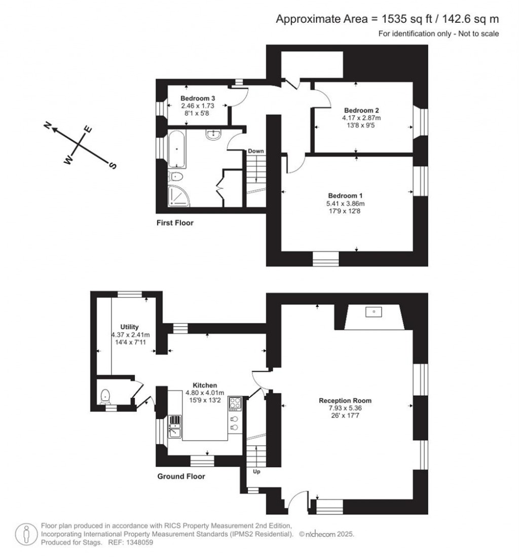 Floorplans For Barton Cottages, Langford, Cullompton