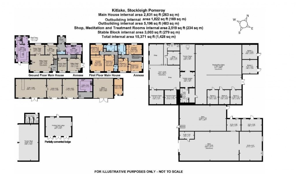 Floorplans For Stockleigh Pomeroy, Crediton