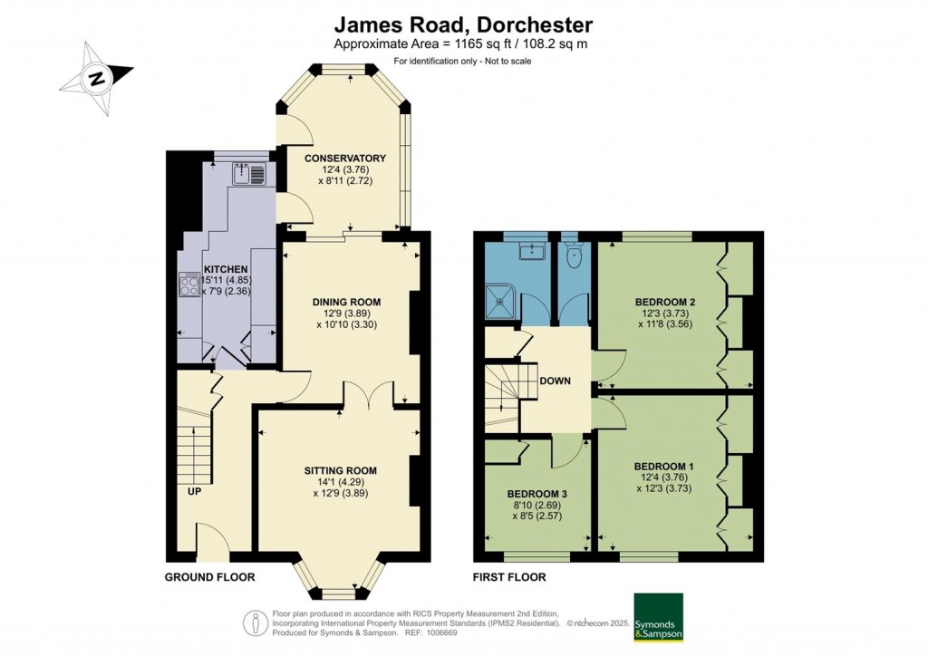 Floorplans For St. James Road, Dorchester