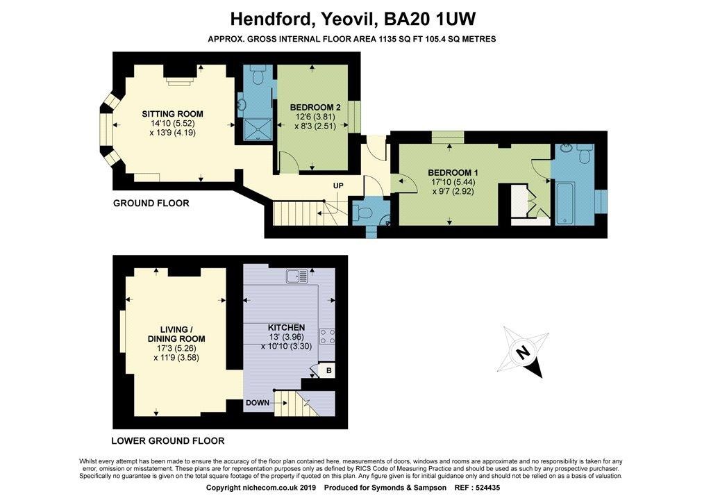 Floorplans For Hendford Springs, Yeovil, Somerset