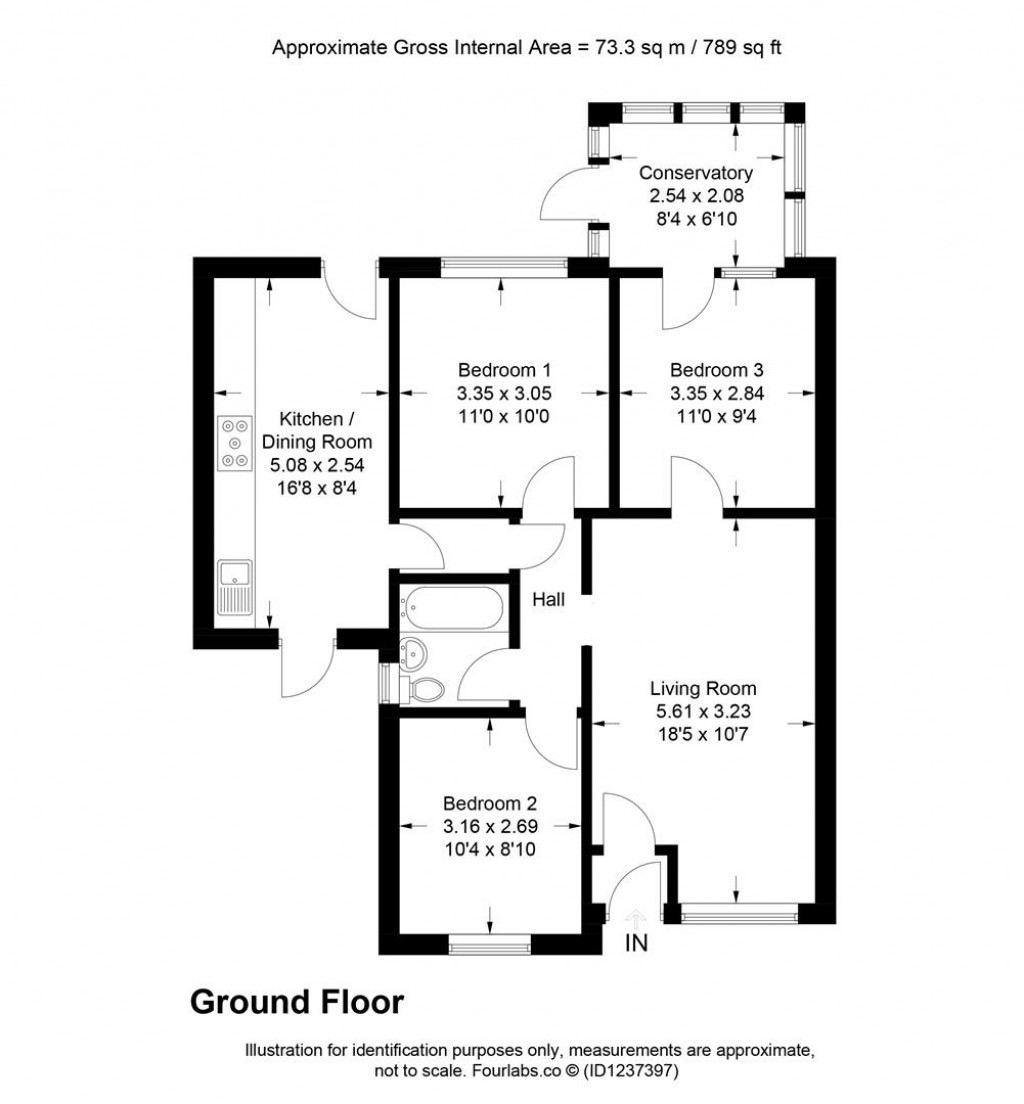 Floorplans For Tedders Close, Hemyock, Cullompton