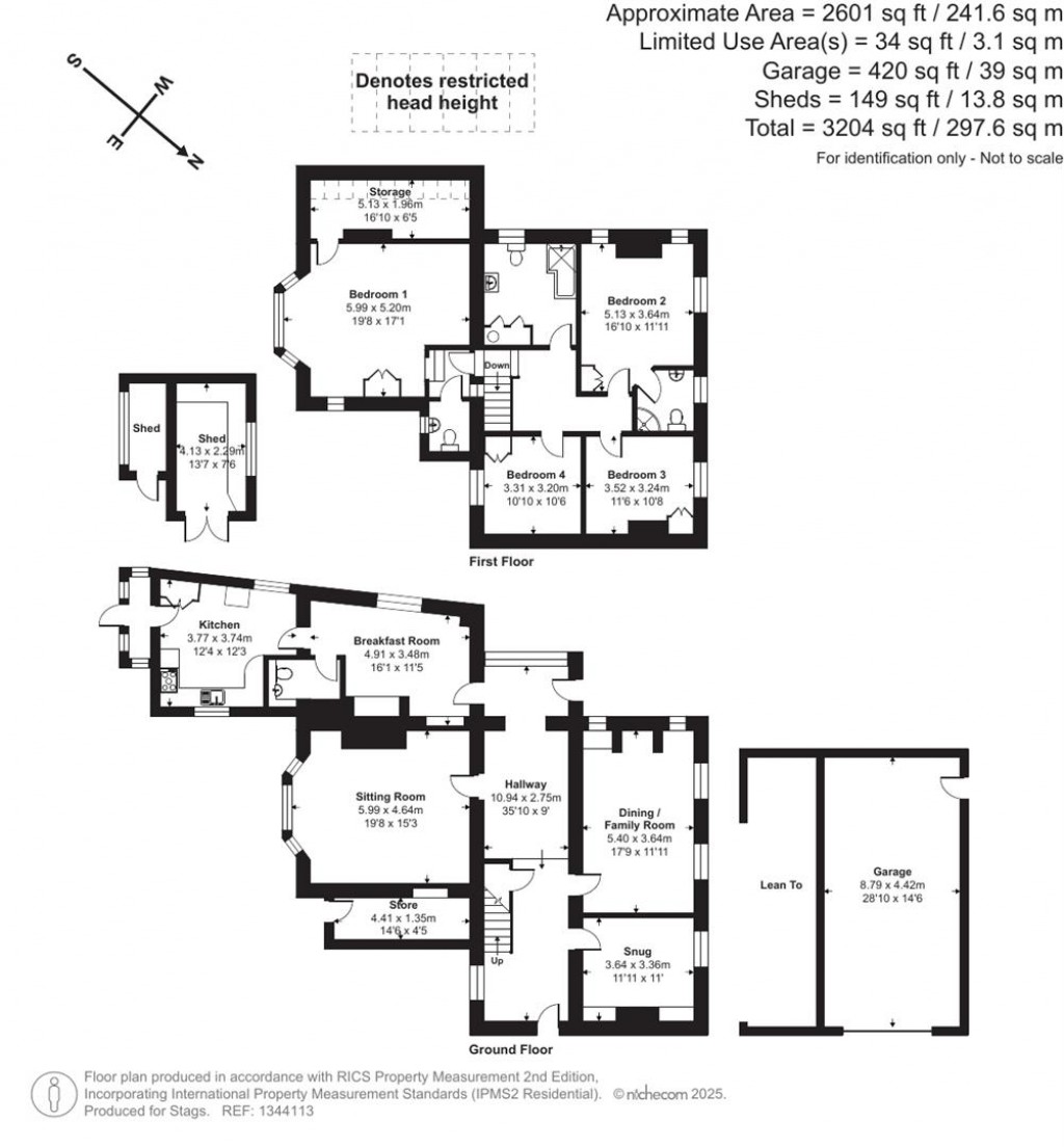 Floorplans For Windmill Hill, North Curry, Taunton