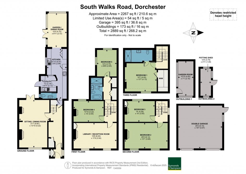 Floorplans For South Walks Road, Dorchester