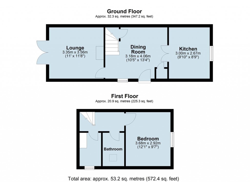 Floorplans For West End, West Haddon, Northampton, NN6