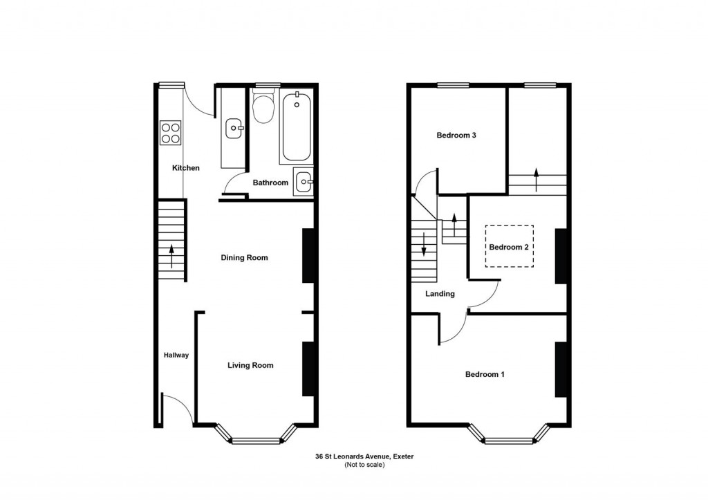 Floorplans For St. Leonards Avenue, Exeter