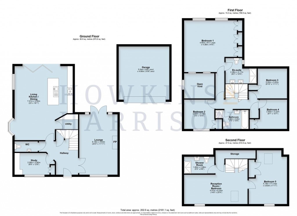 Floorplans For Frances Way, Ibstock, LE67