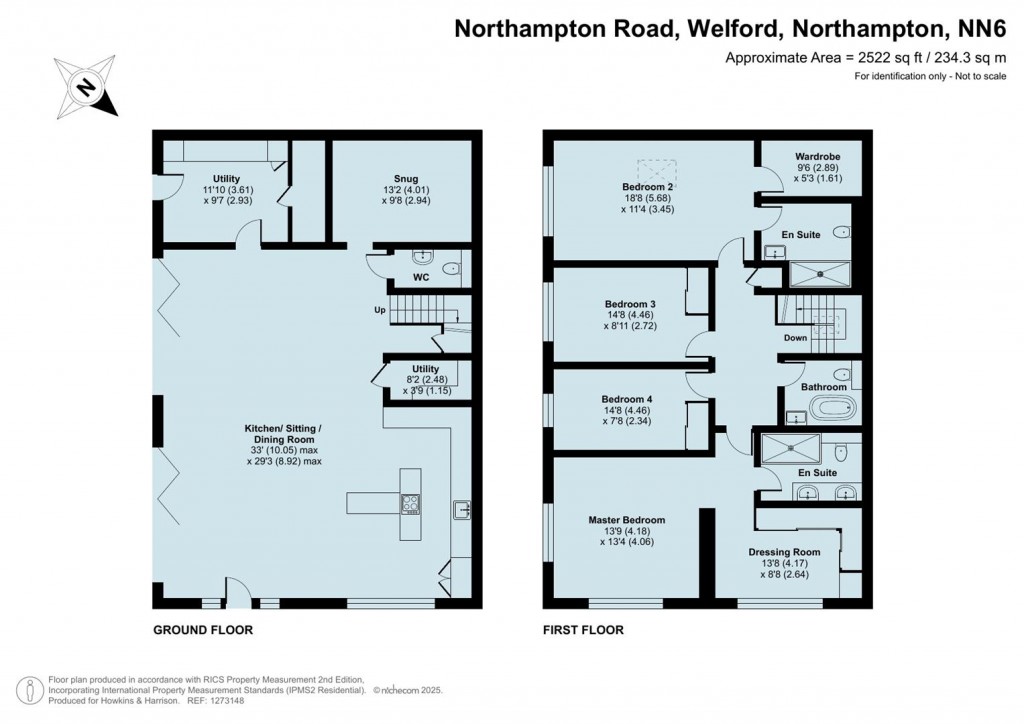 Floorplans For Northampton Road, Welford, NN6