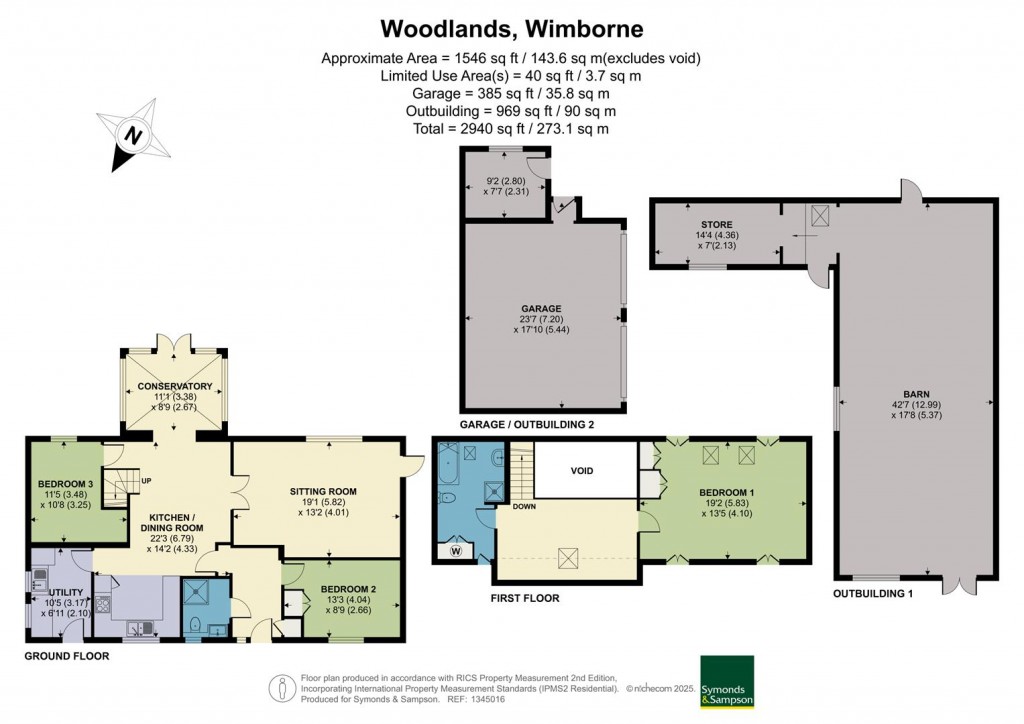 Floorplans For Woodlands, Wimborne