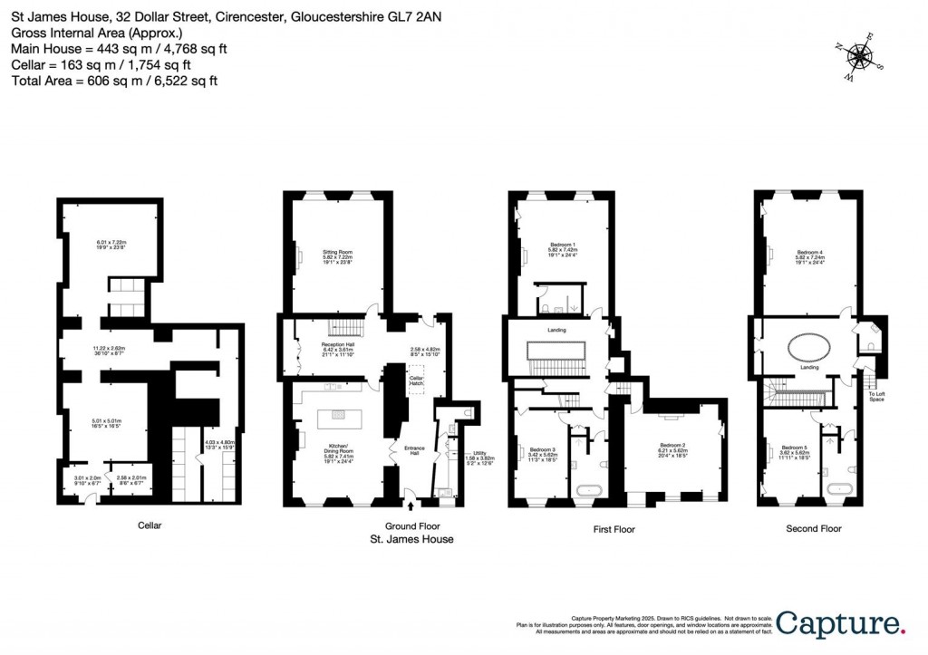 Floorplans For Dollar Street, Cirencester