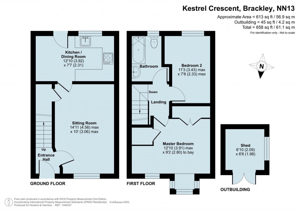 Floorplans For Kestrel Crescent, Brackley, NN13 6PX
