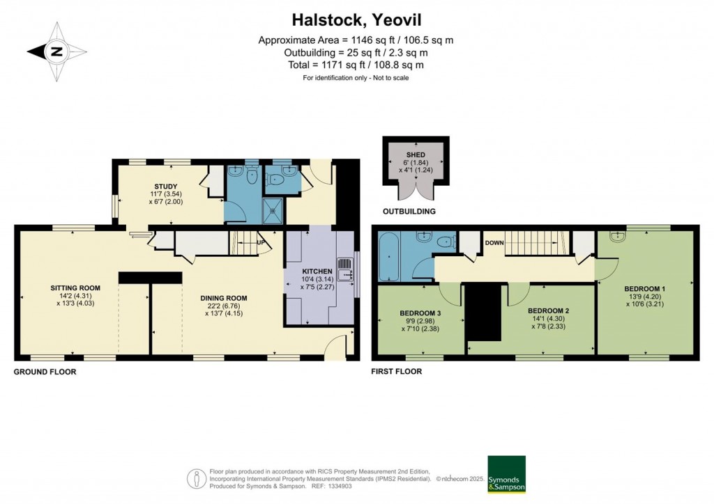 Floorplans For Halstock, Dorset