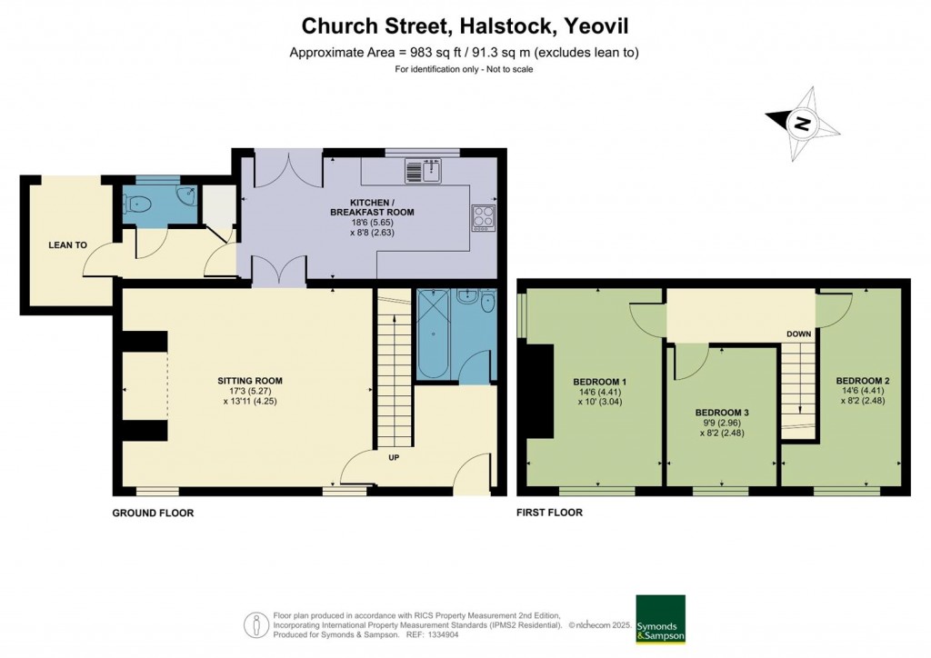 Floorplans For Halstock, Dorset