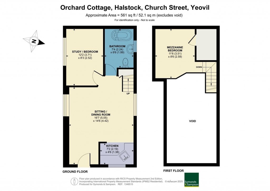 Floorplans For Halstock, Dorset
