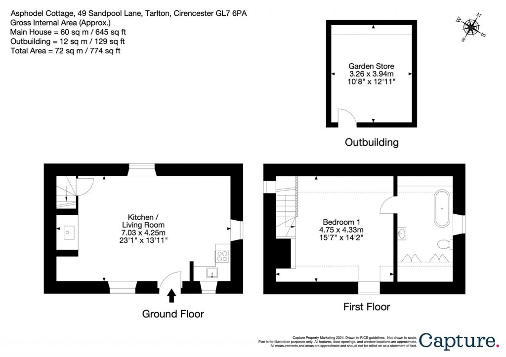 Floorplans For Tarlton, Gloucestershire
