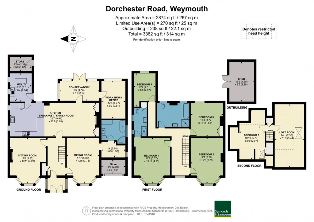 Floorplans For Dorchester Road, Weymouth