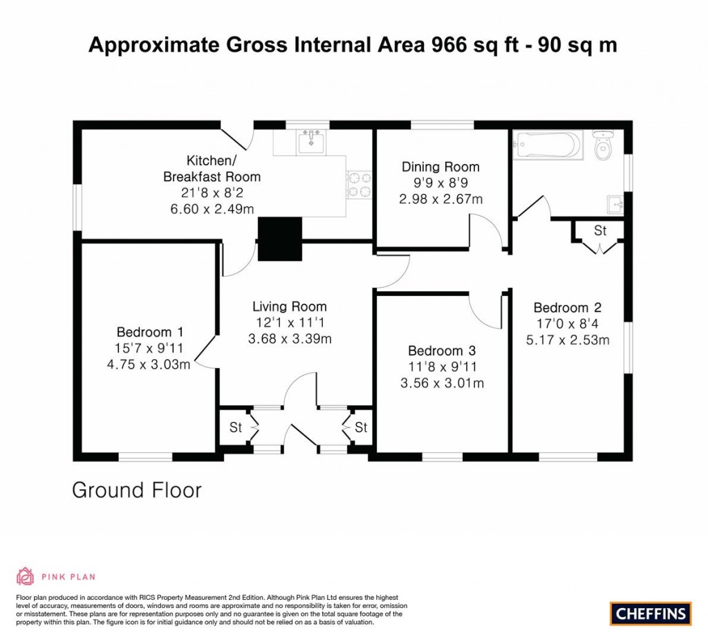 Floorplans For Steeplechase, Hundon, Sudbury