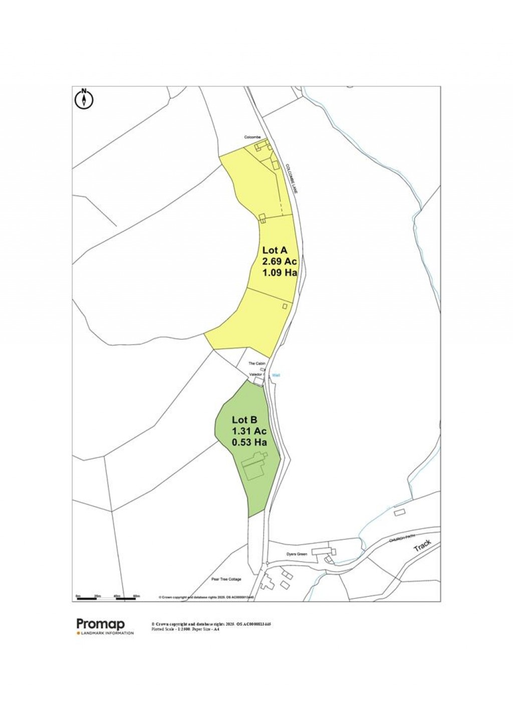 Floorplans For Land & Buildings at Badgers Glory, Colcombe Lane, Shute