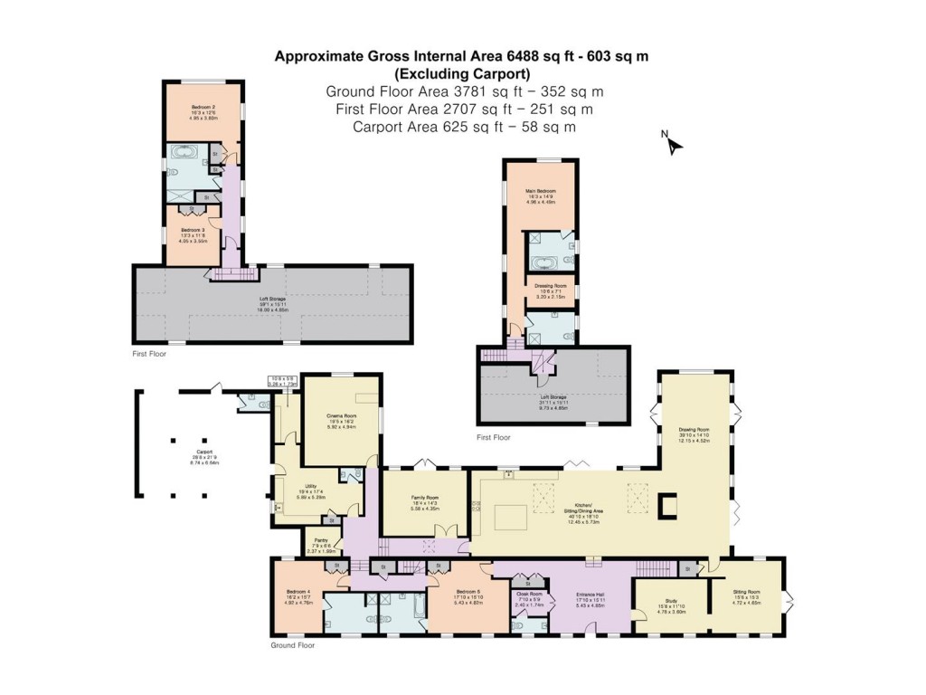 Floorplans For Remenham Hill, Remenham, Henley-On-Thames