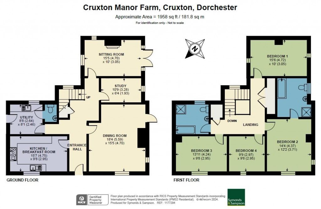Floorplans For Cruxton Manor Farm, Maiden Newton, Dorchester