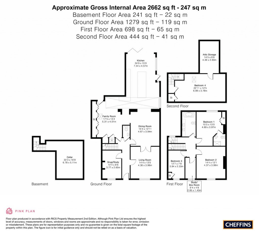 Floorplans For Kneesworth Street, Royston