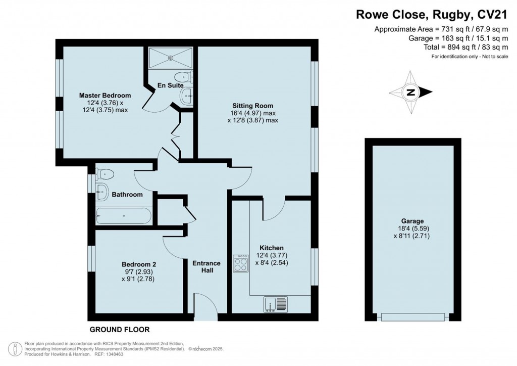 Floorplans For Rowe Close, Rugby, CV21