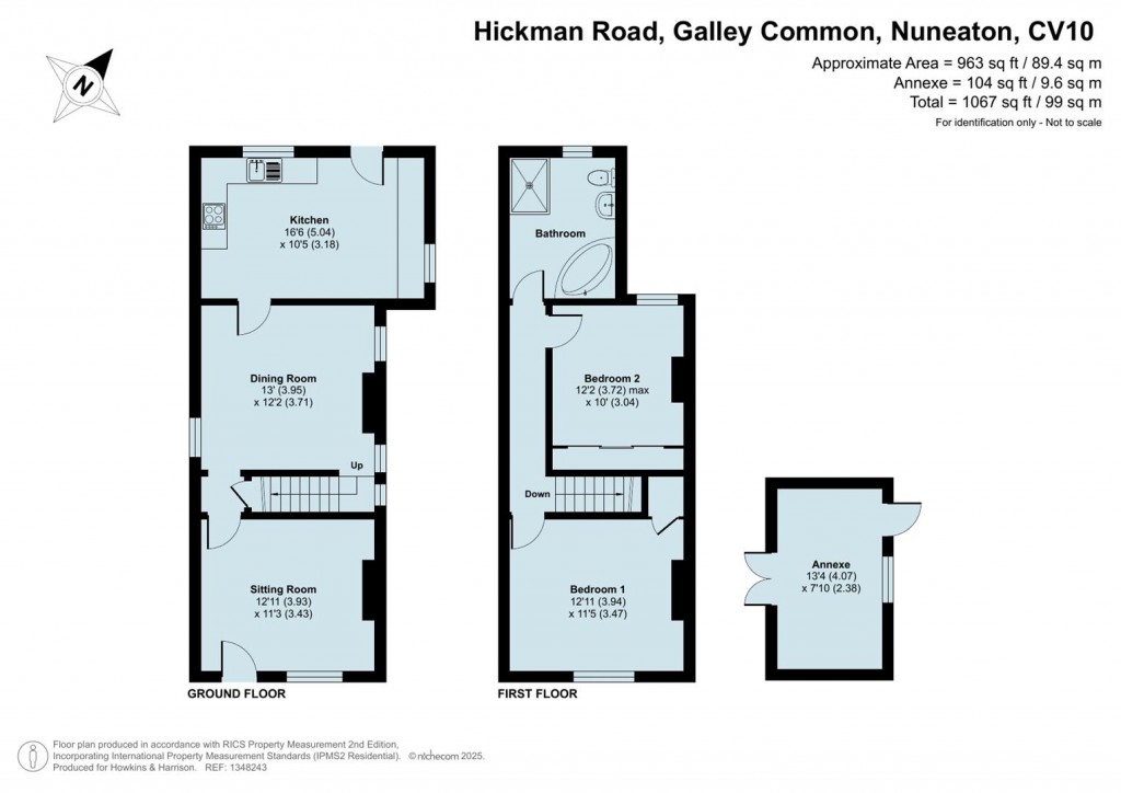 Floorplans For Hickman Road, Galley Common, CV10