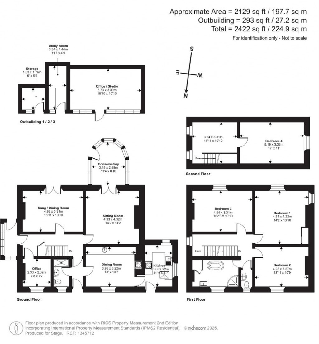 Floorplans For 48 Castle Street, Bodmin