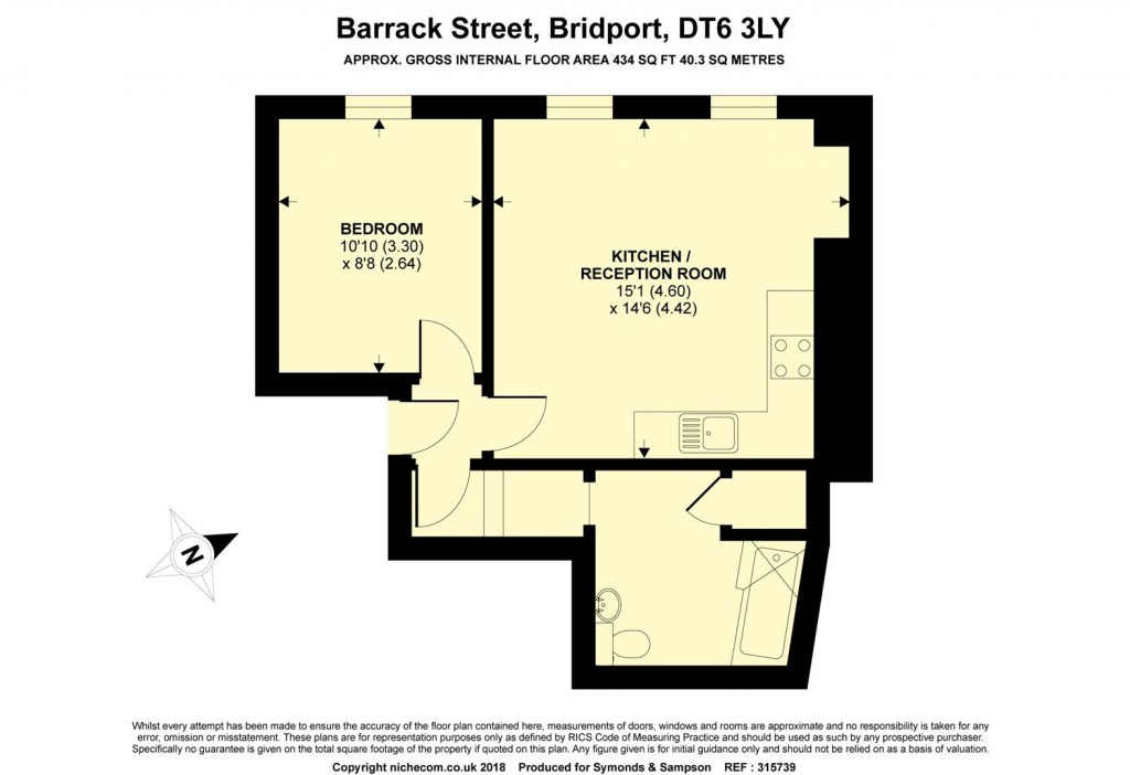 Floorplans For Barrack Street, Bridport, Dorset