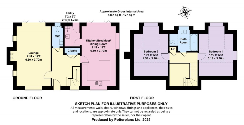 Floorplans For Cranmore, Isle of Wight