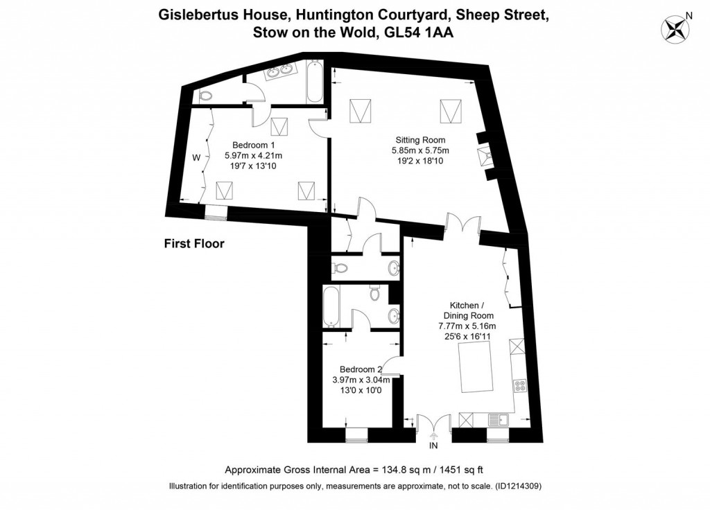 Floorplans For Sheep Street, Stow on the Wold, Gloucestershire