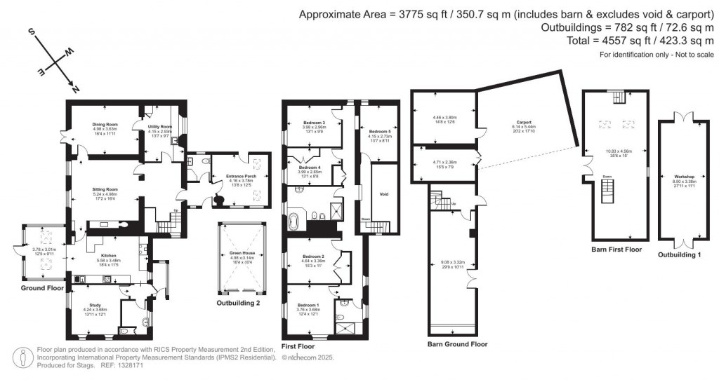 Floorplans For Lydeard St Lawrence, Taunton