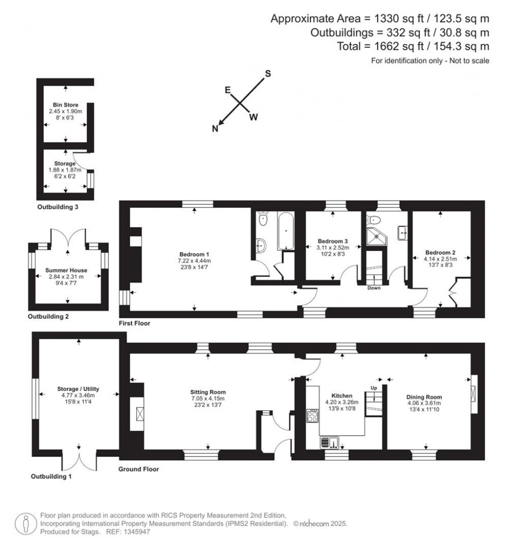 Floorplans For Burlawn, Wadebridge