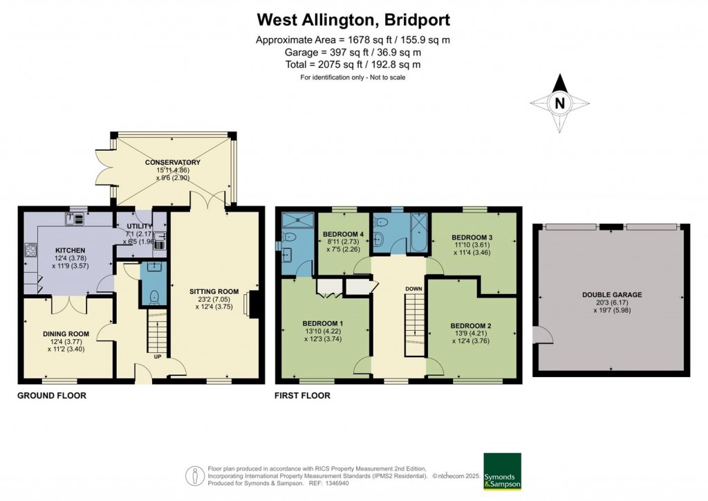 Floorplans For West Allington, Bridport