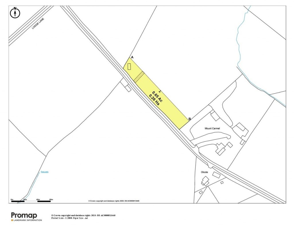Floorplans For Land & Building at Lodge Lane, Weycroft, Axminster