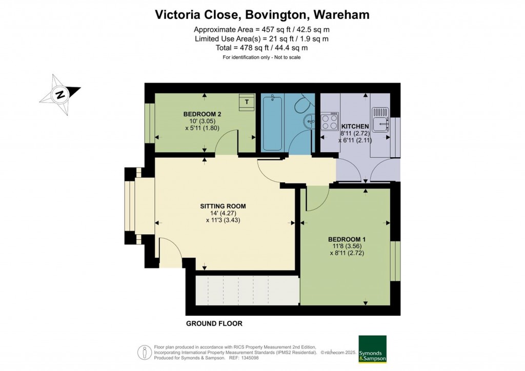 Floorplans For Victoria Close, Bovington