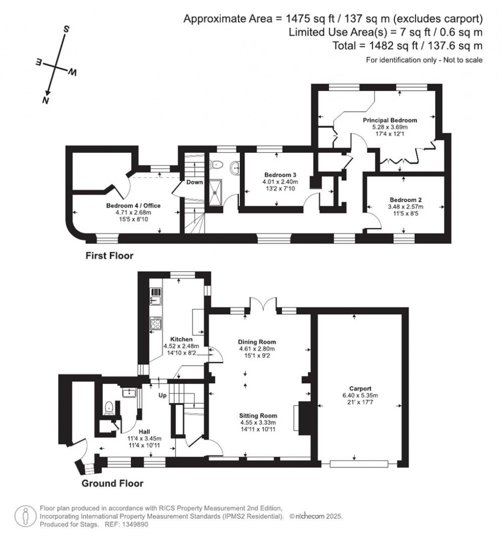 Floorplans For Turnpike, Sampford Peverell, Tiverton