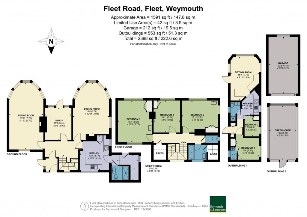 Floorplans For Fleet Road, Fleet, Weymouth