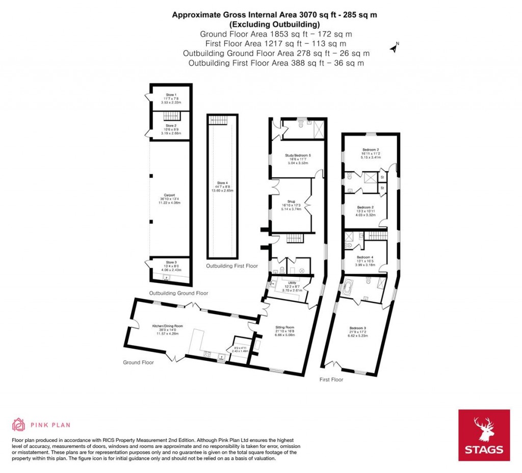 Floorplans For Combeinteignhead, Near Shaldon