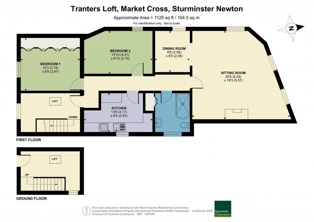 Floorplans For Market Cross, Sturminster Newton
