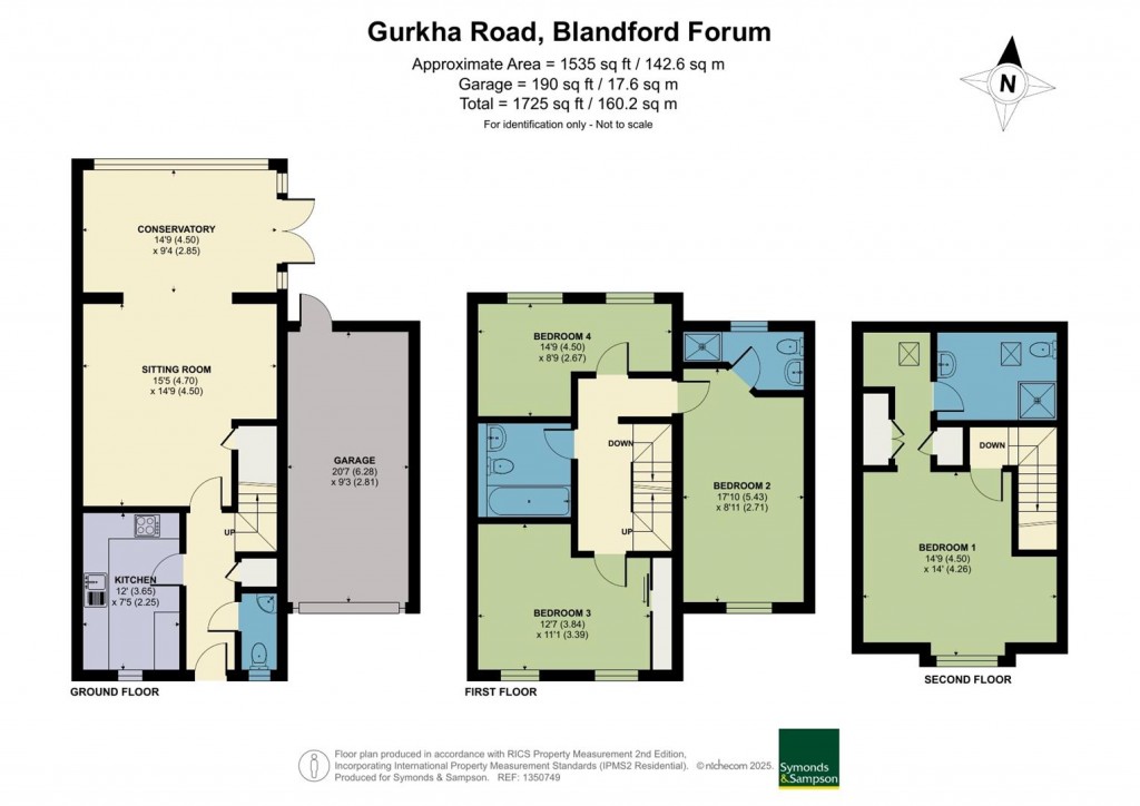 Floorplans For Gurkha Road, Blandford Forum