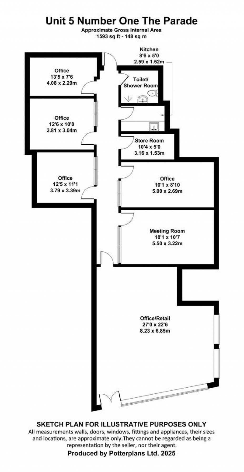 Floorplans For Cowes, Isle of Wight